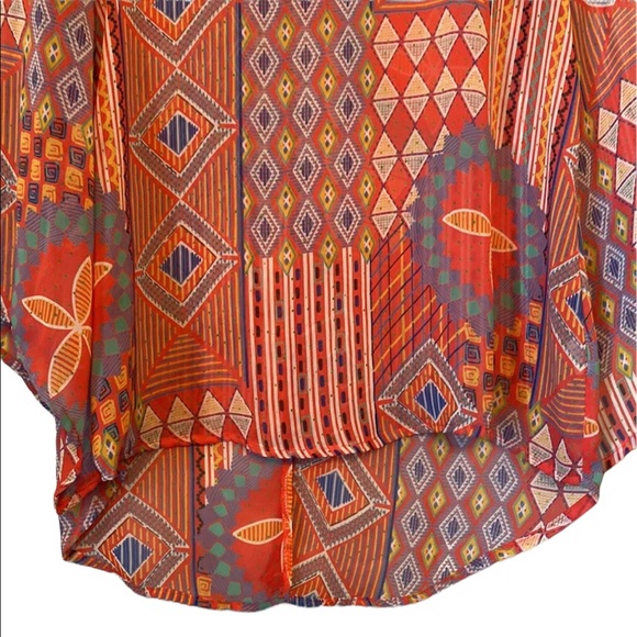 Altar’d State Geometric Designed Colorful Top - Picture 3 of 13